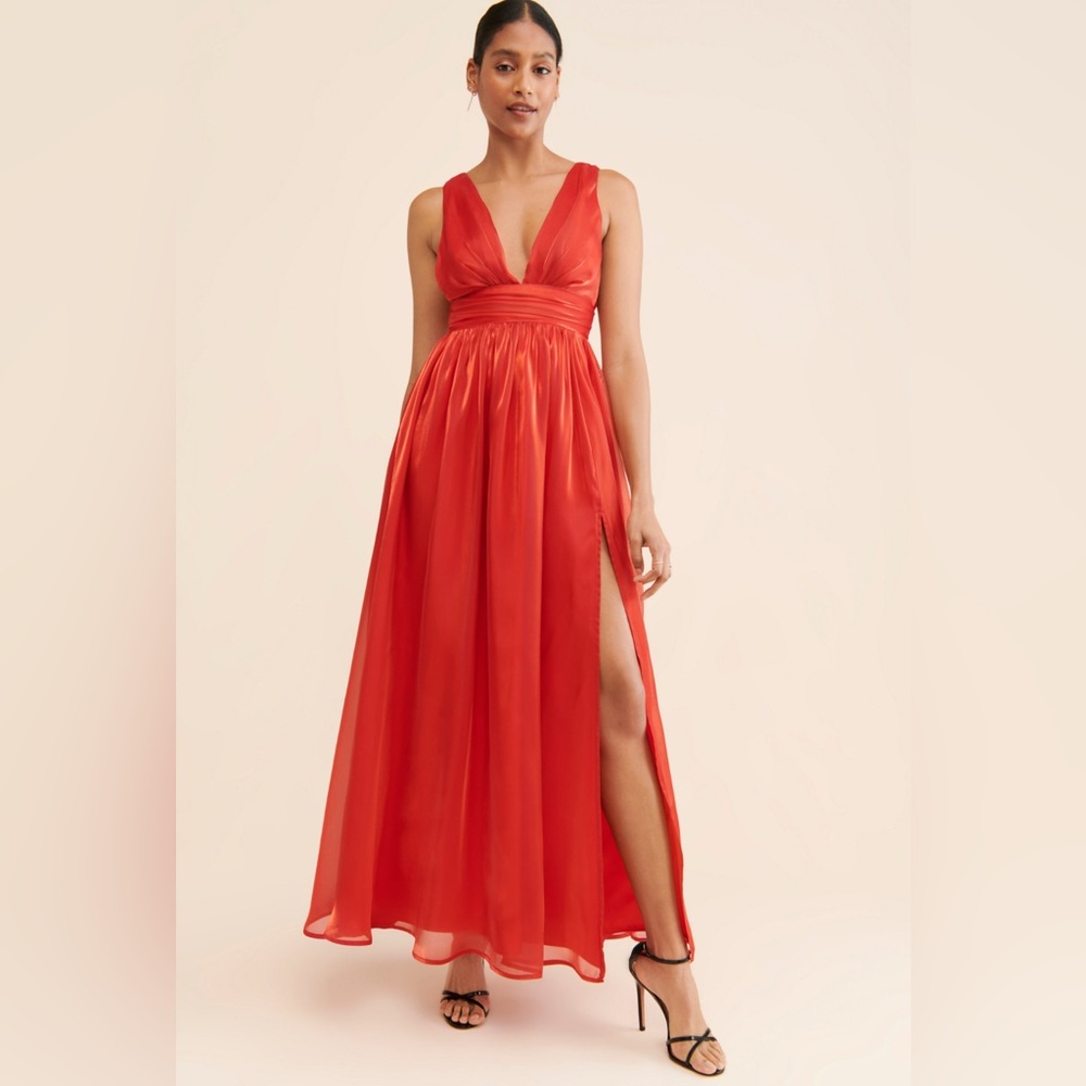Metallic Maxi Gown